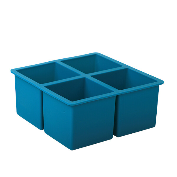 Silikon Eiswürfelform XL / Ice Cube Tray, türkis