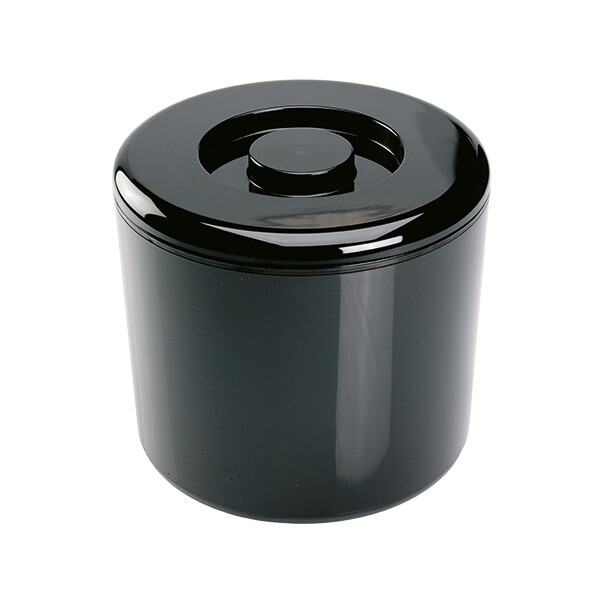 Eisbox, 8 Liter, rund, schwarz
