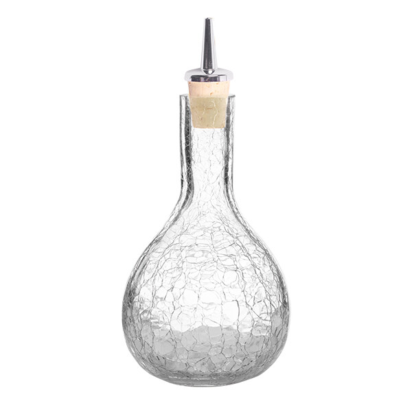 Spritzflasche, Craquelle Glas 330 ml ohne Gießer