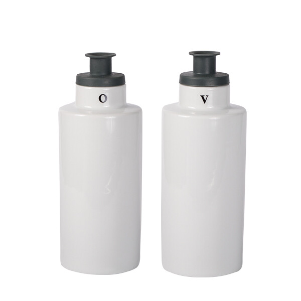 Oil & Vinegar Flaschen Set Weiß 240ml