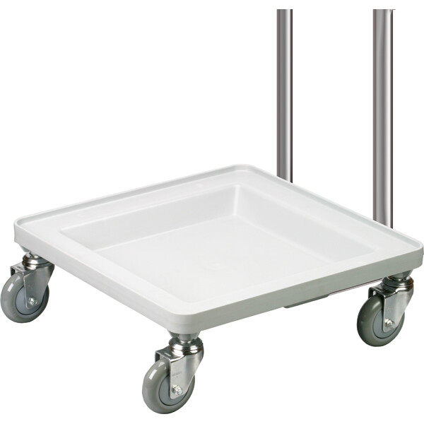 Gläserrack und Trolley mit Griff