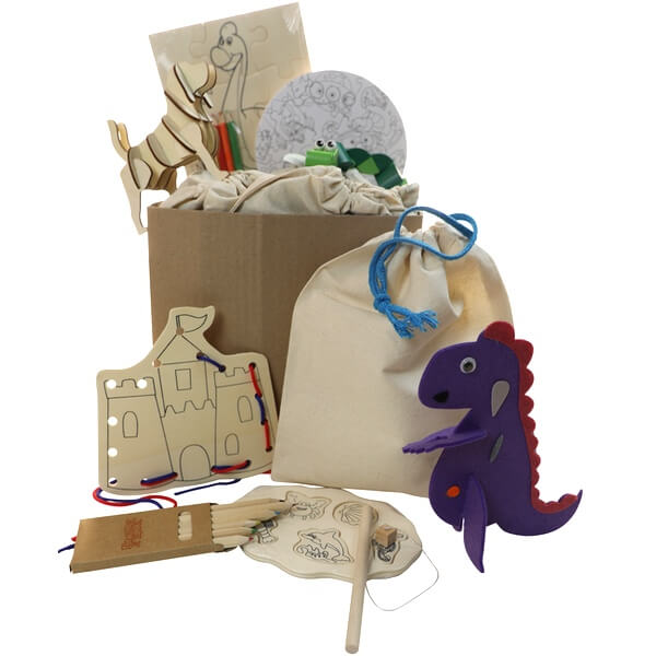 Kids-Stuff Set »Vintage-Box« hellblau